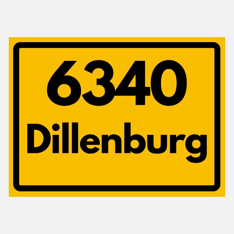 ANCIEN CODE POSTAL RÉTRO 6340 DILLENBURG HEIMAT