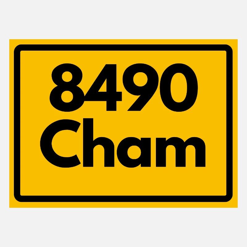 OLD POSTCODE POSTCODE RETRO 8490 CHAM HEIMATSTOLZ