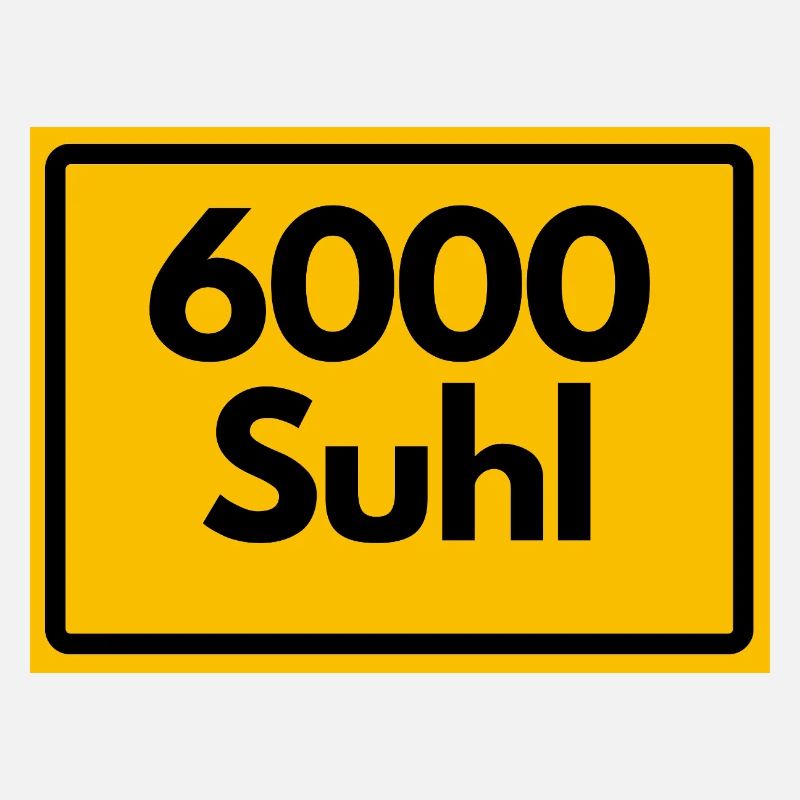 OLD POSTCODE 6000 SUHL HEIMATSTOLZ ORIGINAL