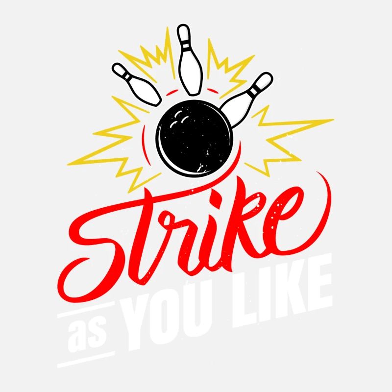 Frappez comme vous aimez la boule de bowling Dix quilles