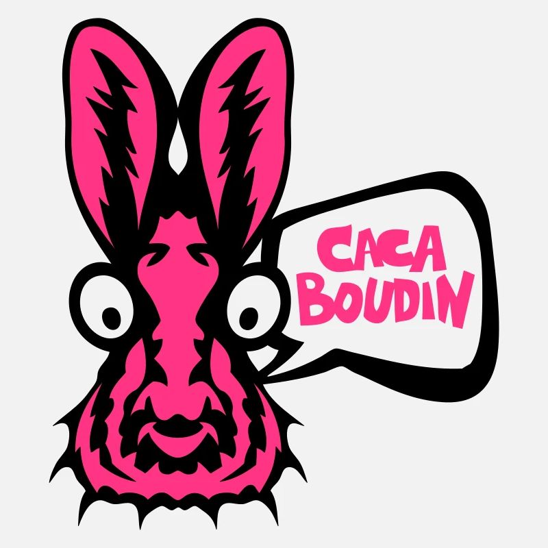 lapin caca boudin bulle rigolo