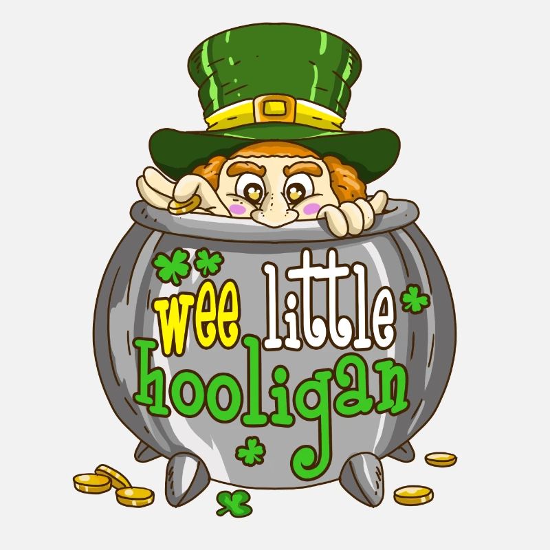 St. Patricks Day Leprepechaun Wee Little HooliganB