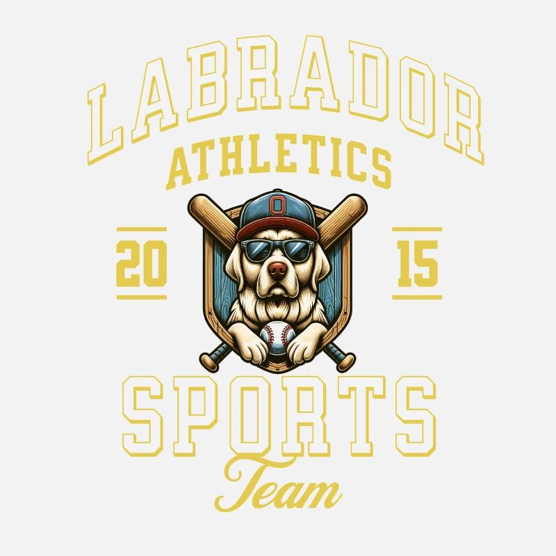 Labrador Athletics Baseball Mignon Conception d’équipe