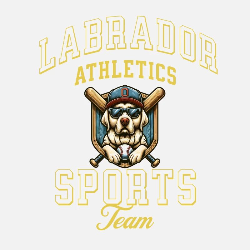 Labrador Athletics Baseball Mignon Conception d’équipe