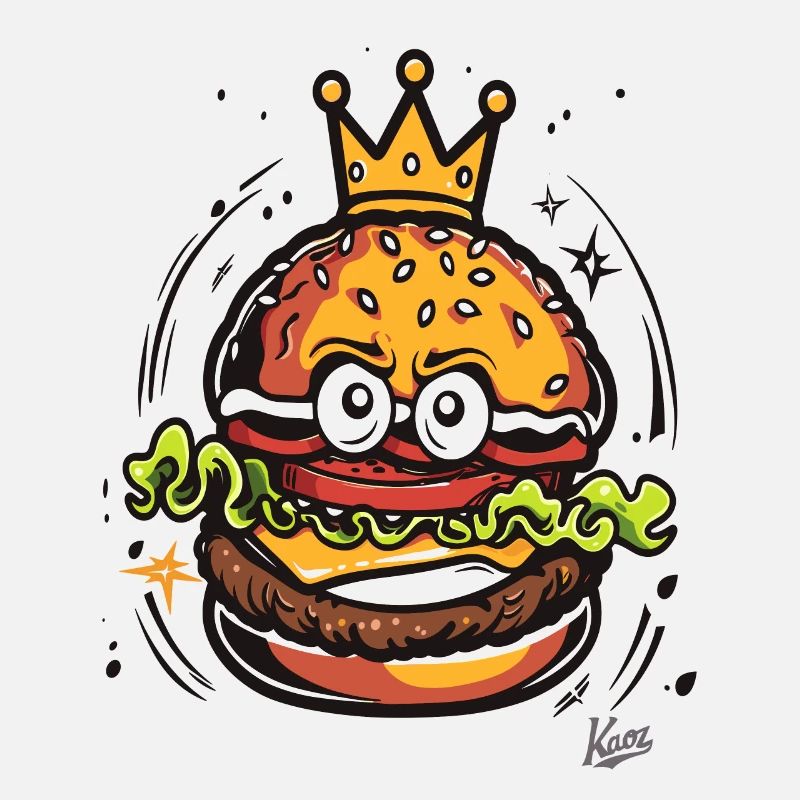 King with a Crown Burger