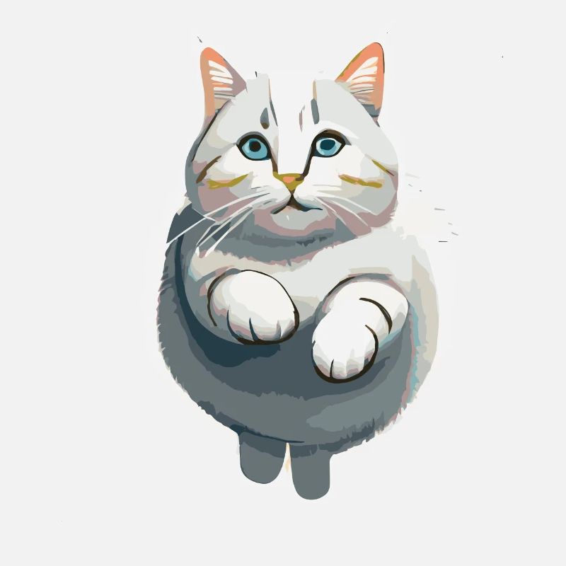 Le chat dans le saut