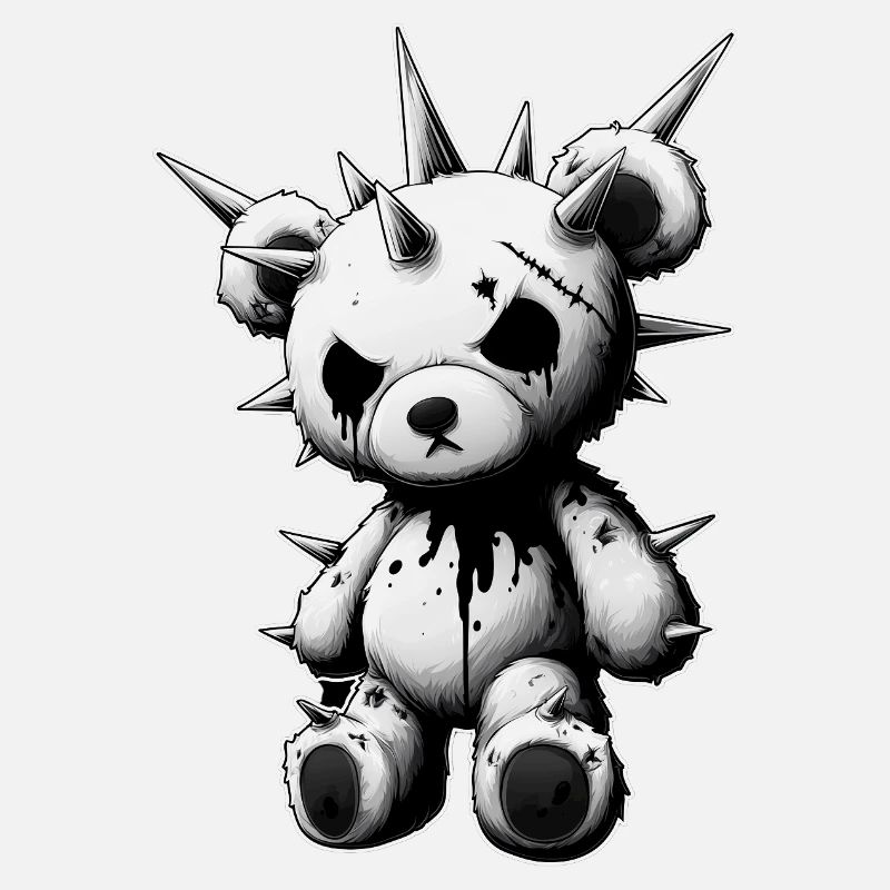 Teddy Gothic à pointes
