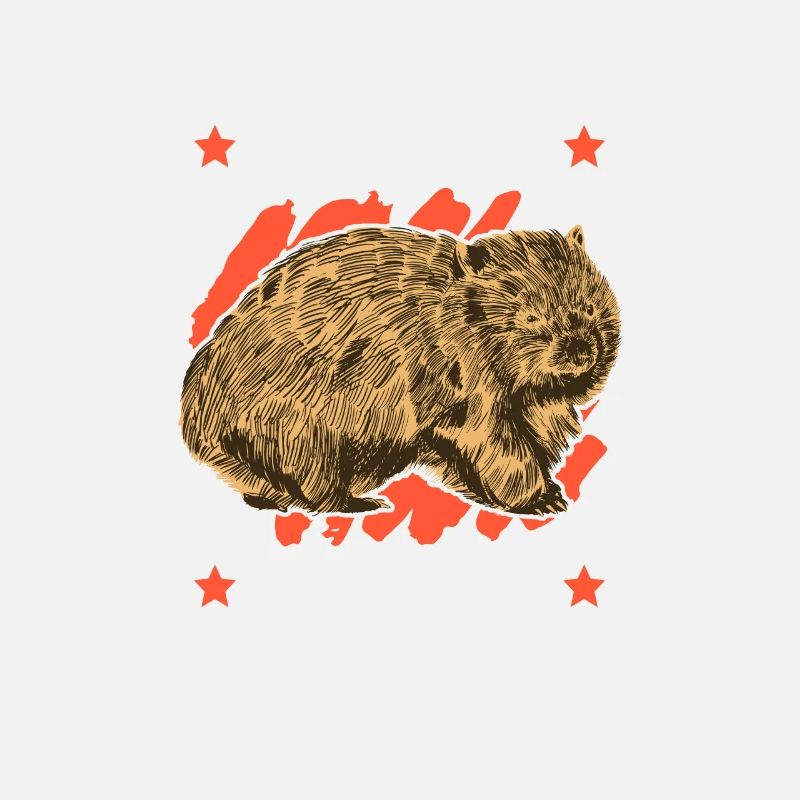 Also bin ich ein Wombat Beuteltier