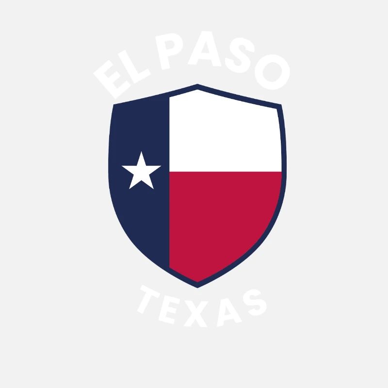 El Paso Texas Shield Flag