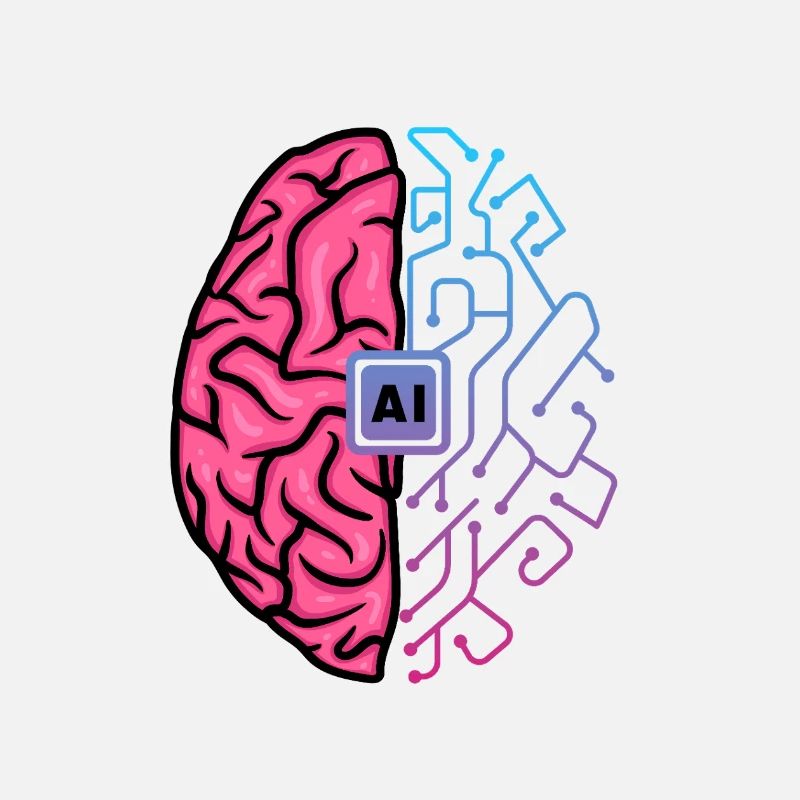 Artificial Intelligence Brain Tech Design