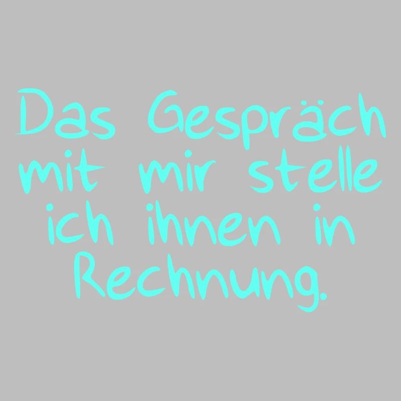 Das Gespräch mit Rechnung