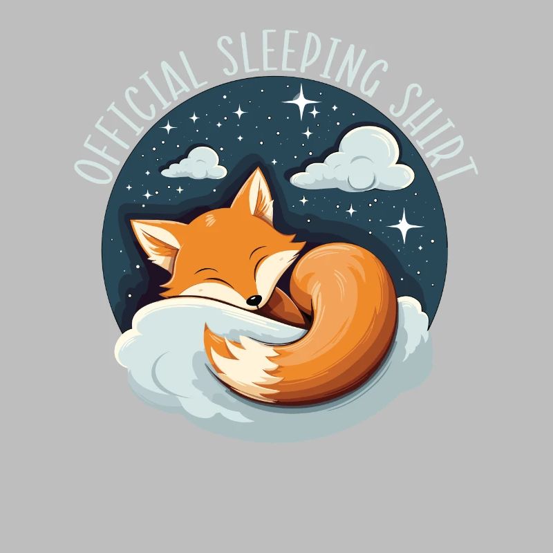 Sleeping Fox Sleepyhead Napping Sleep Fox Lover