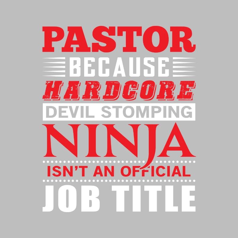 Pastor devil stomping Ninja