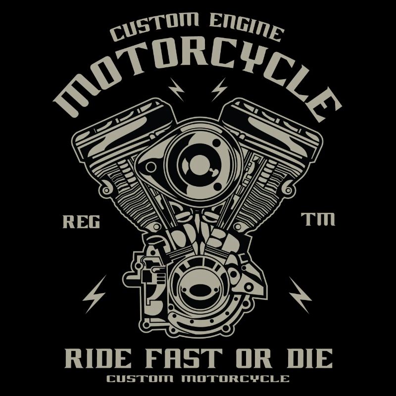 Conversion de moteur de moto Chopper Custom Engine