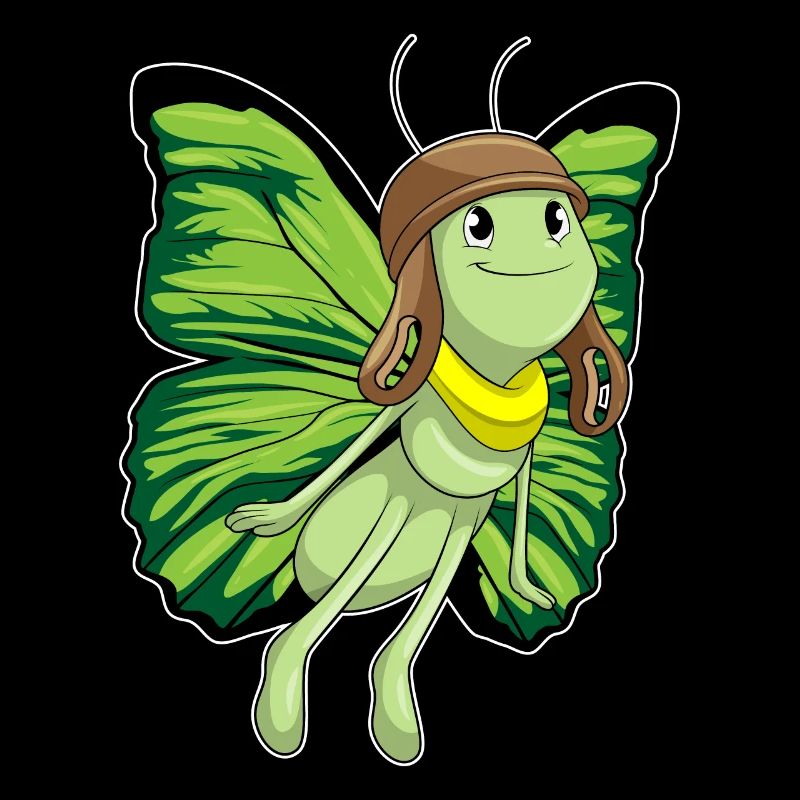 Butterfly Pilot Pilot Cap