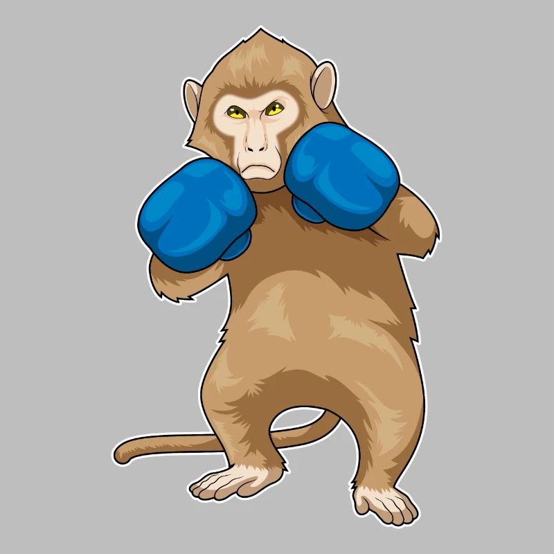 Monkey Boxer Gants de boxe Boxe Boxe
