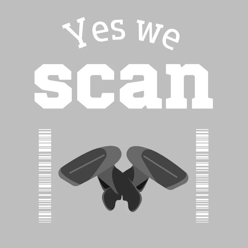 Yes we scan, Scanner, Barcode