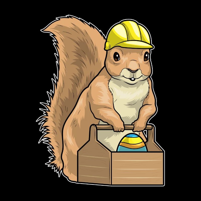 Squirrel Easter Artisan