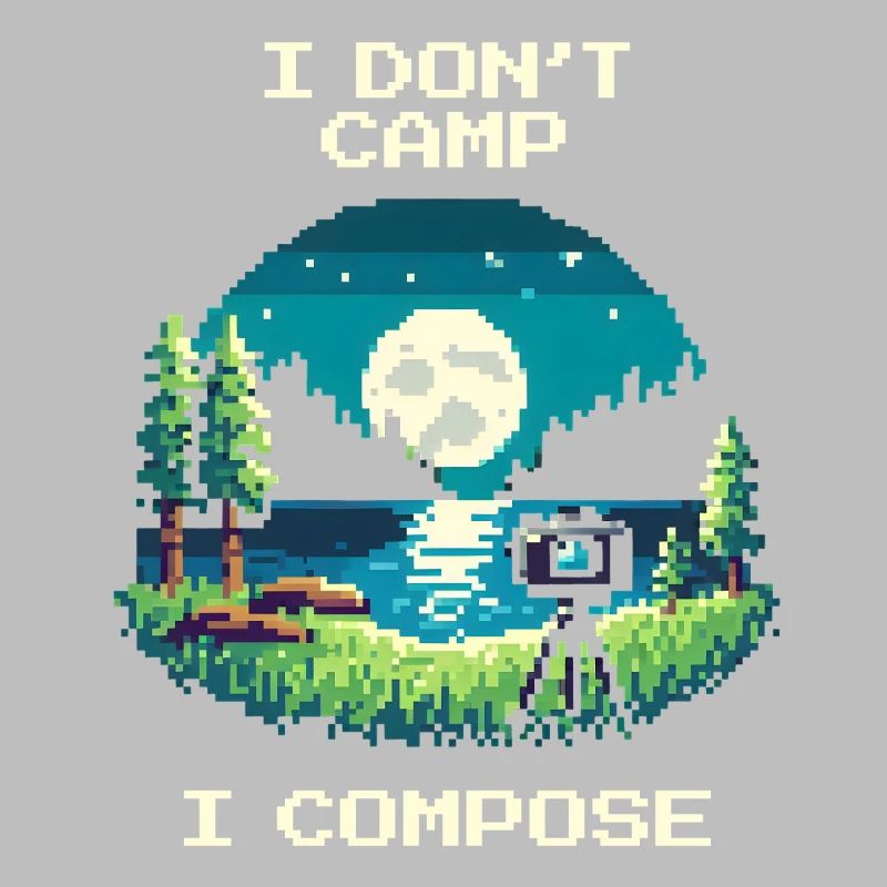 Je ne campe pas, je compose | Composition