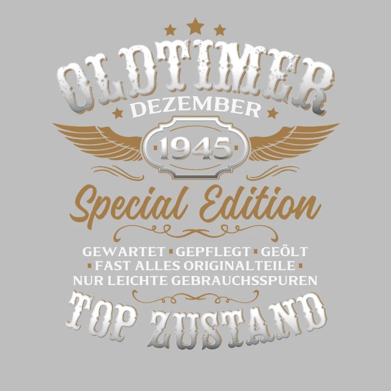 80. Geburtstag Geschenk Oldtimer Dezember 1945