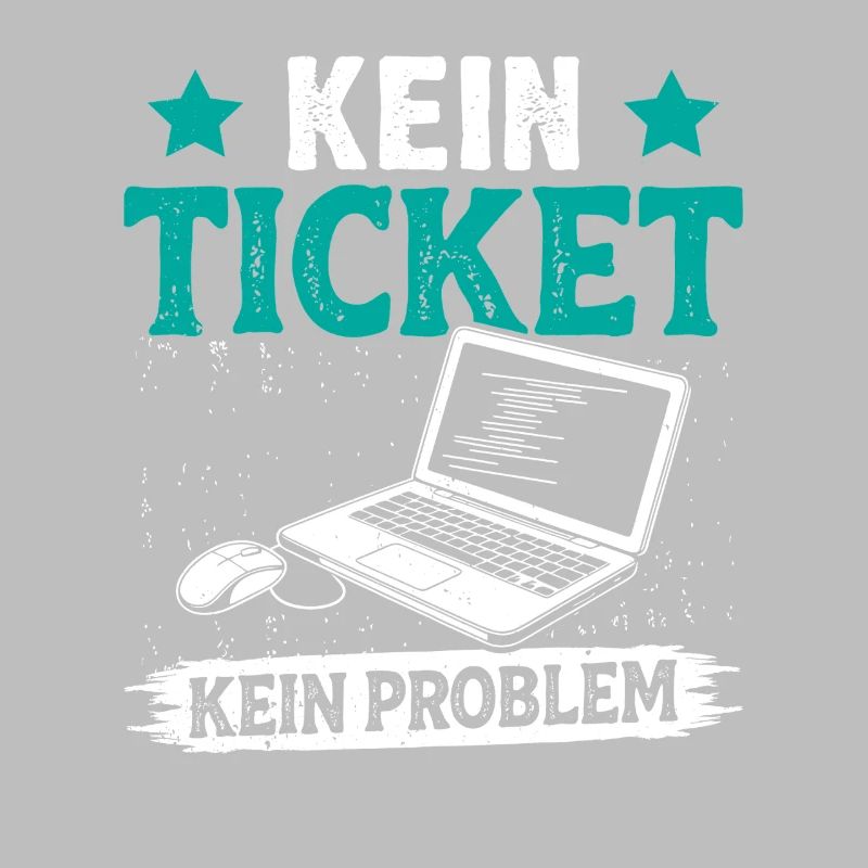 Ordinateur de nerd PAS DE TICKET PAS DE PROBLÈME DRÔLE