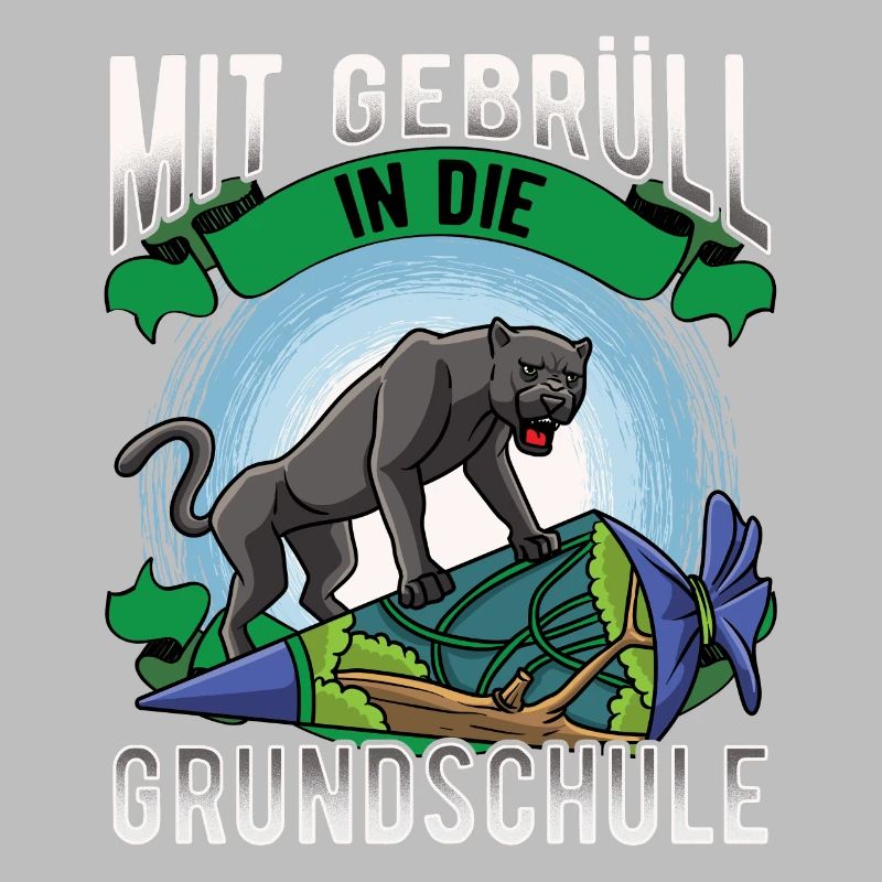 Schulkind Einschulung Panther