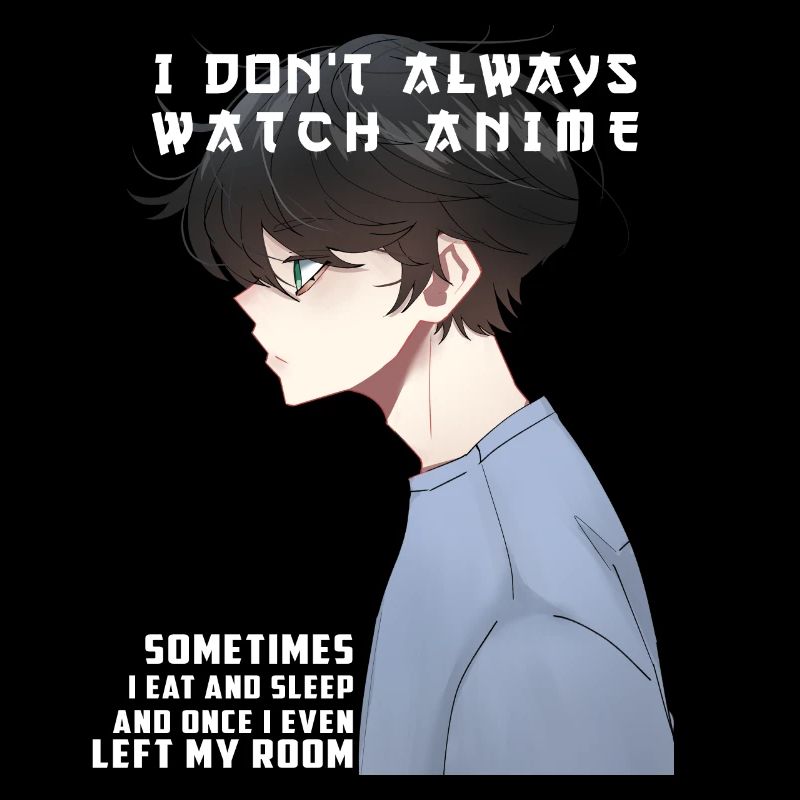 Anime Adolescent Garçon Regarde Anime