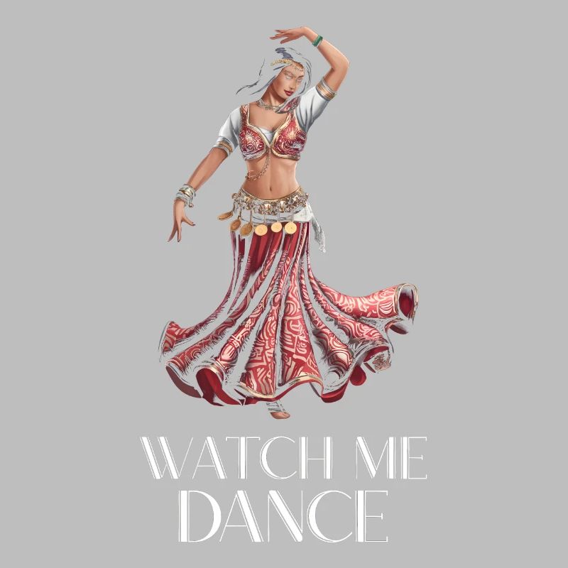 Danseuse orientale regarde-moi danser