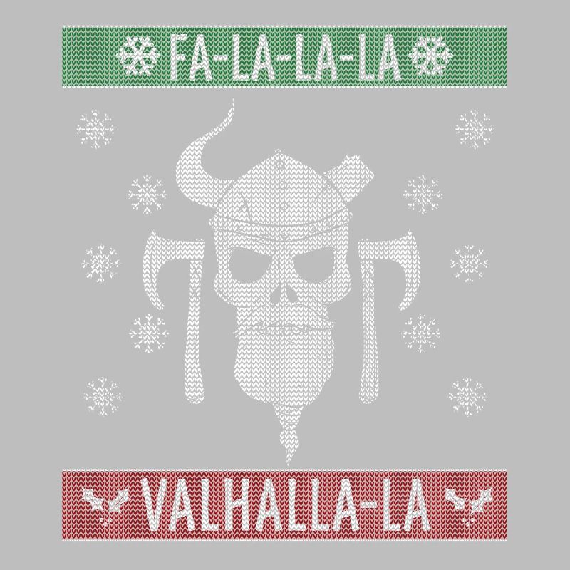 Pull de Noël laid Viking Valhalla Noël