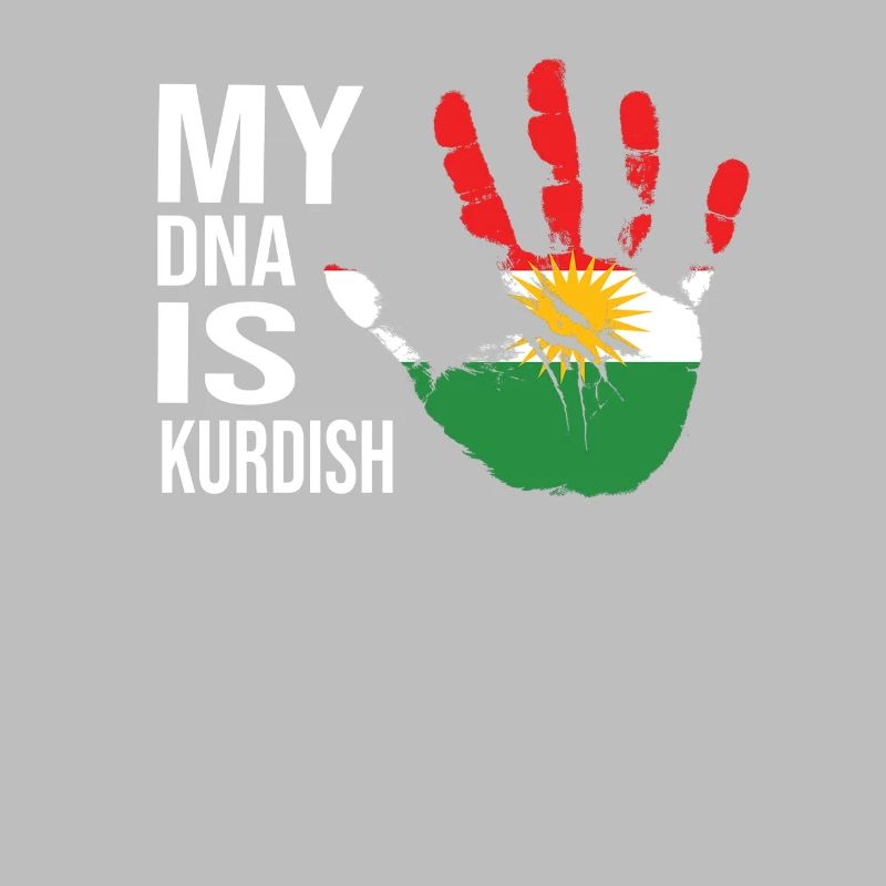 Drapeau du Kurdistan, mon ADN est kurde, kurde cool