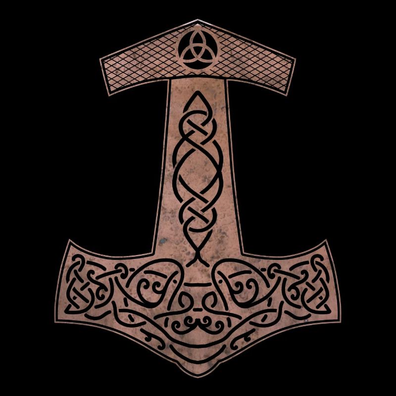Hammer from Thor Mjölnir copper Viking gift