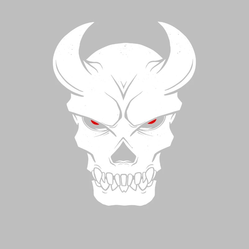 Devil Skull Skull Satan Horns
