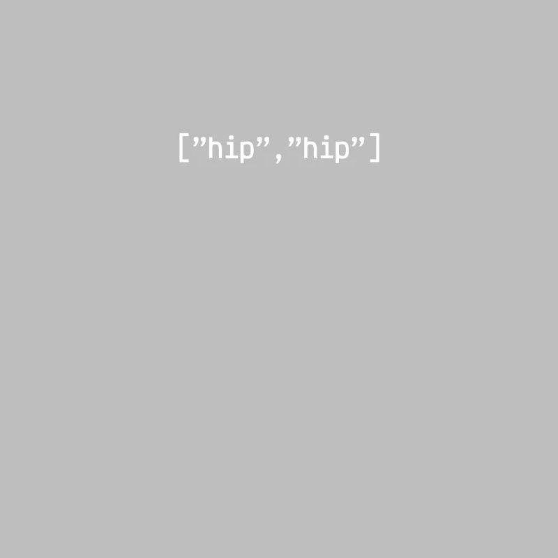 Hip Hip Array Programmer Coding
