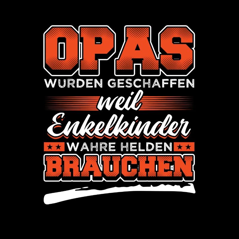 Opas wurden geschaffen Enkelkinder Bester Opa Held
