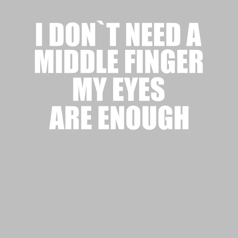 Sarcasm Sarcastic provocation middle finger