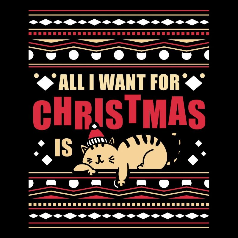 Tout ce que je veux pour Noël, c’est un pull moche pour chat