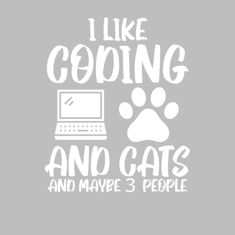 Programmierer Katze Coding Entwickler Informatik