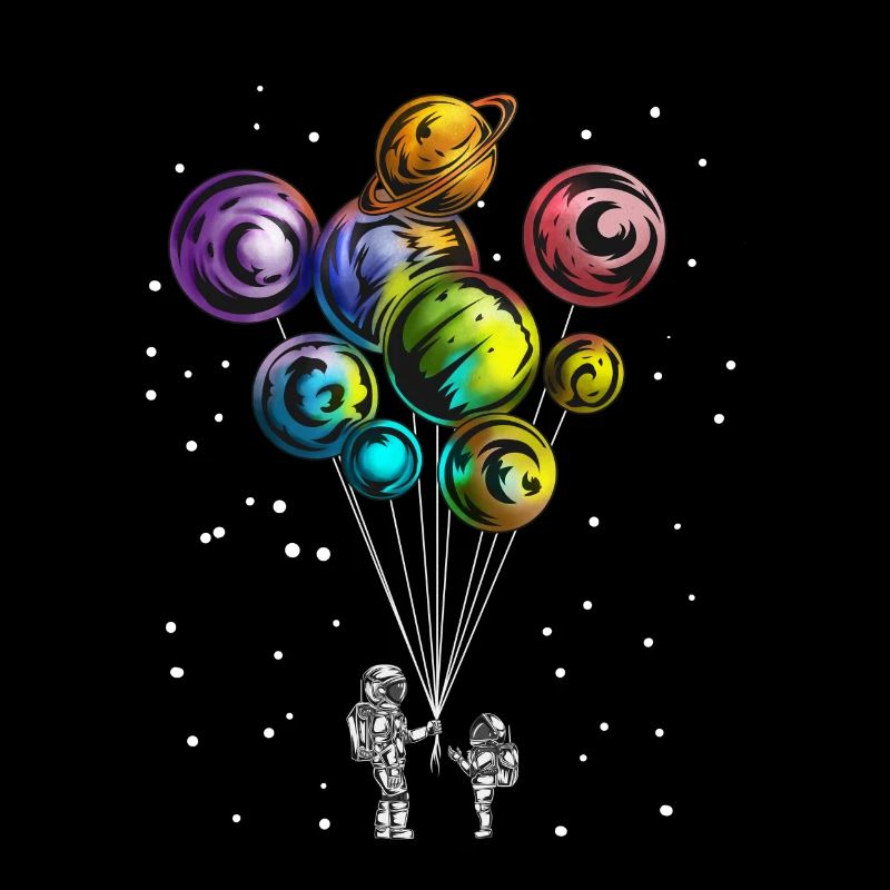 Astronauts Solar System Planet Universe Galaxy