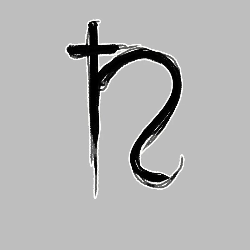 Symbole d’astrologie de Saturne