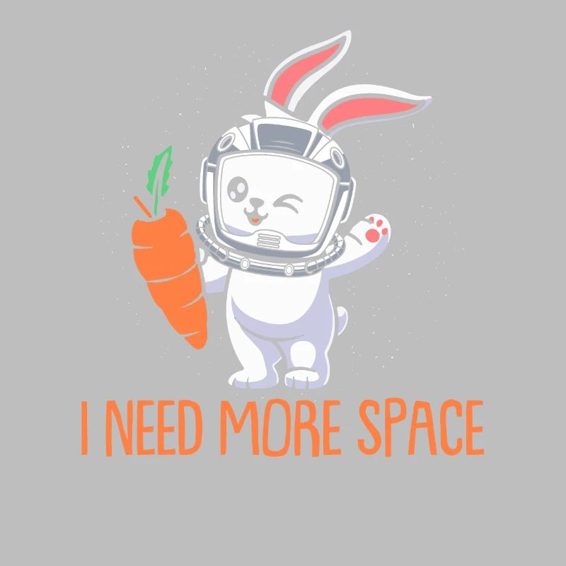 Rabbit Rabbit Astronaut J’ai besoin de plus d’espace