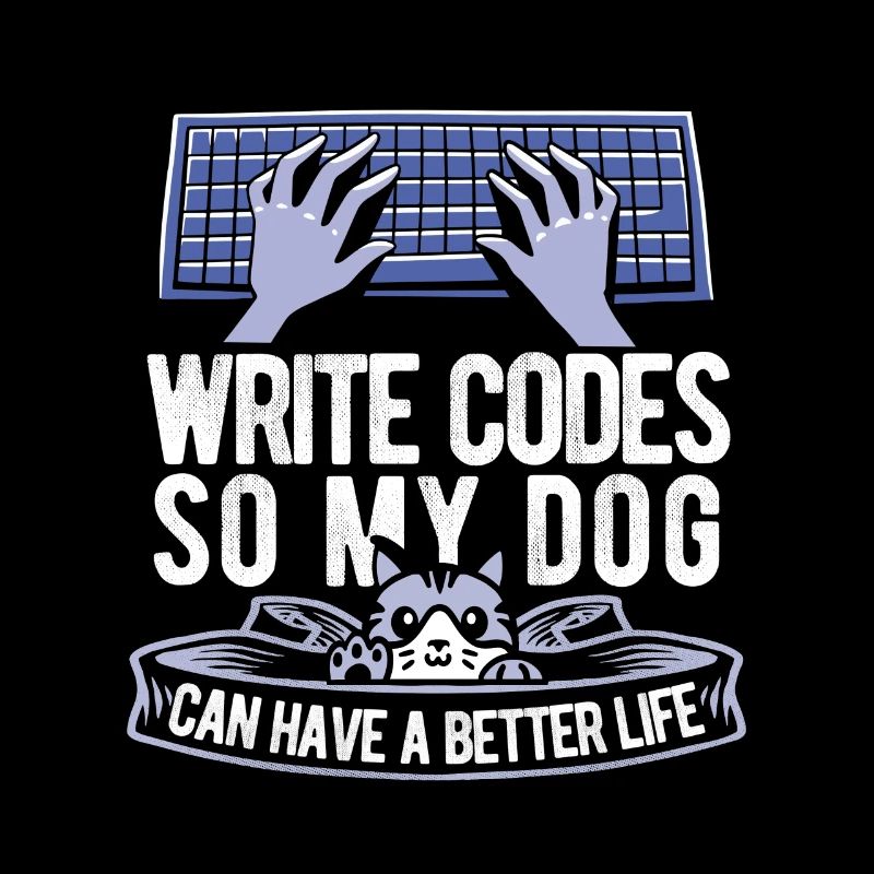 Developer Coder Programmer Cat