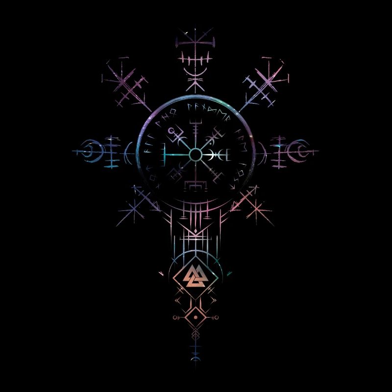 Celtic Vikinger Vegvisir compass Vikings