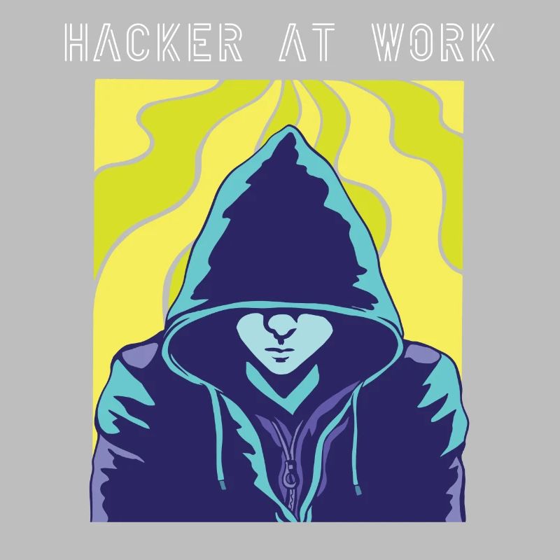Hacker at work