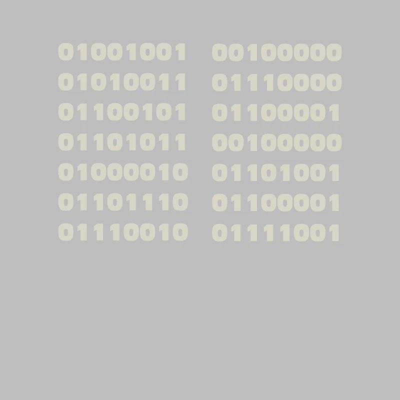 Je parle code binaire drôle d’informaticien Codeur