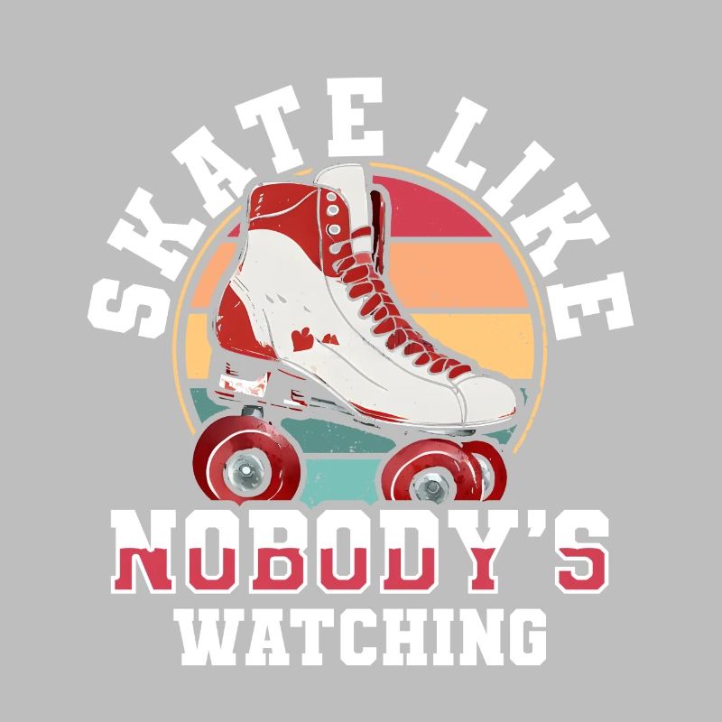 Rollerskates Funny 80er Roller Disco Skating