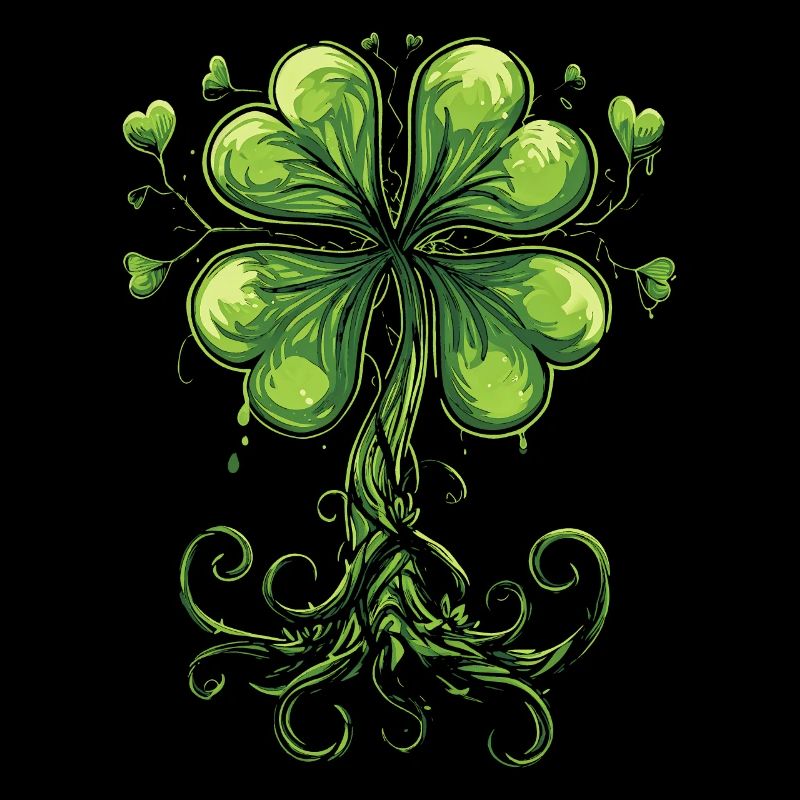 Trèfle irlandais trèfle trèfle symbole de la Saint-Patrick
