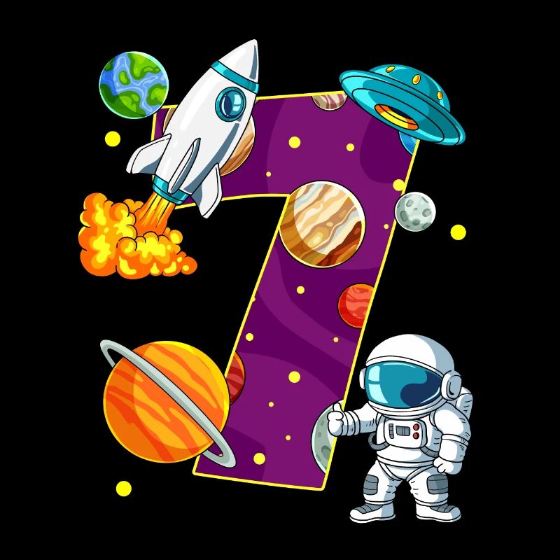 7 Anniversaire Astronaute de l’espace 7 ans