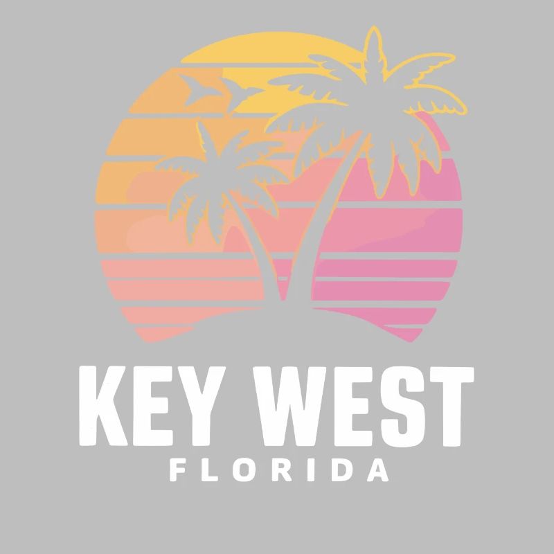 Conception du coucher de soleil de Key West en Floride