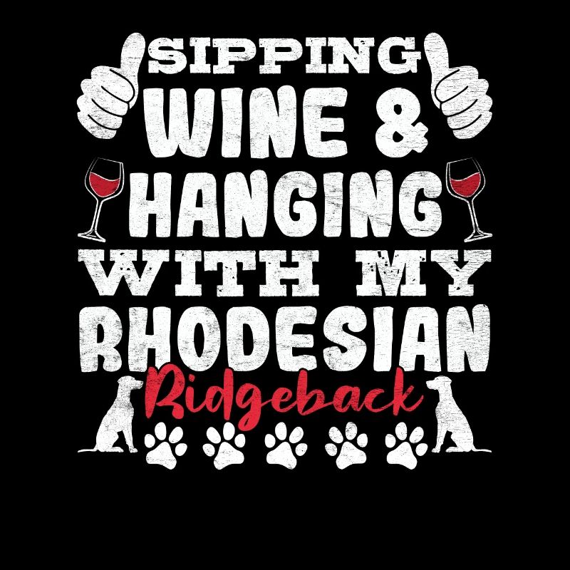 Rhodesian Ridgeback SIROTER DU VIN ET TRAÎNER AVEC
