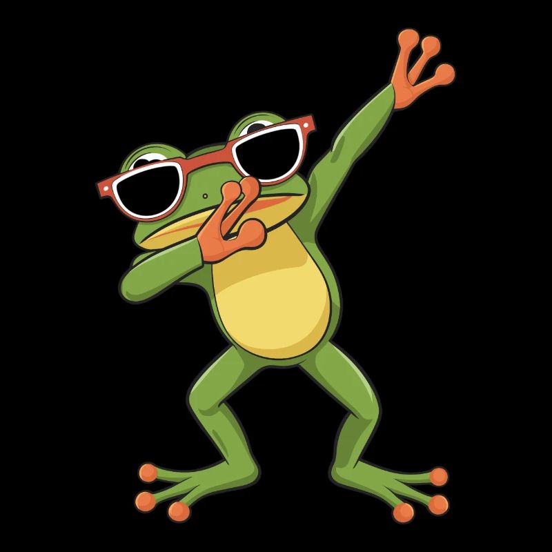 Cool Dancing Frog With Sunglasses